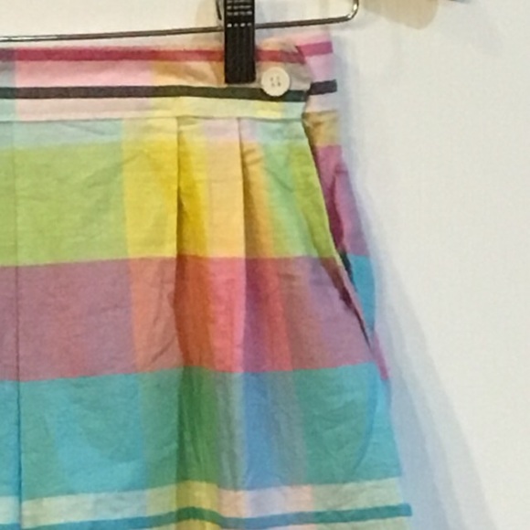 NWT Vintage Rainbow High Waist Shorts Fits Small Preppycore Madras - Picture 2 of 6